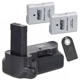 Batteriegriff Set für Nikon D5300 D3300 D3200 D3100 + 2x EN-EL14 Akku