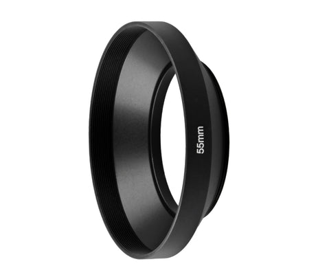 ayex Aluminium Weitwinkel-Gegenlichtblende 55mm Schraubgewinde