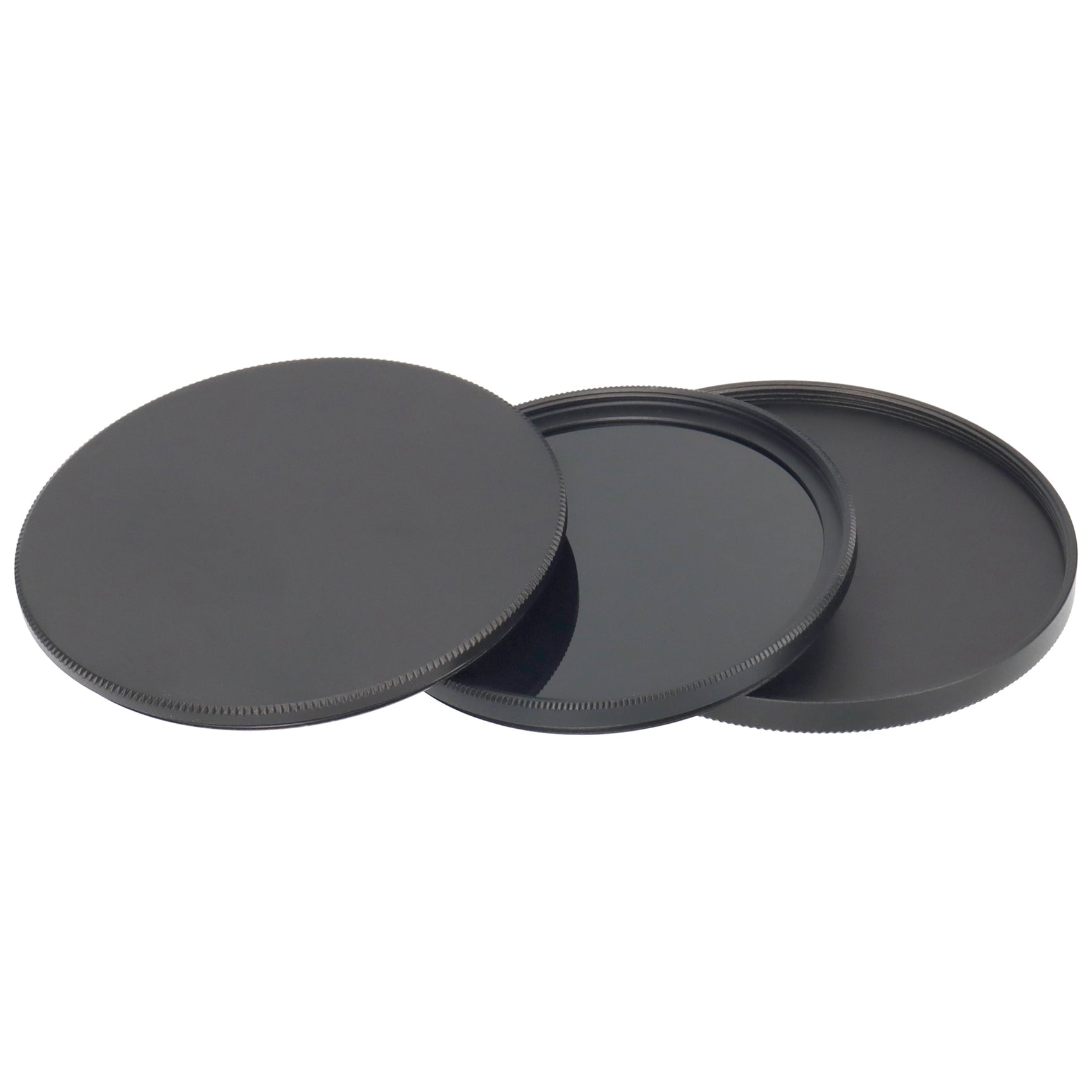 Aluminium Filterkappen Set für Objektivfilter 40,5–82 mm – Beidseitiger Schutz mit Innen- & Außengewinde