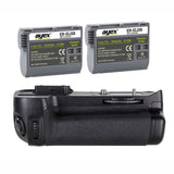Batteriegriff Set für Nikon D7000 + 2x EN-EL15B Akkus wie MB-D11
