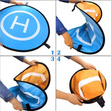 Landepad 75cm Landeplattform für Drohnen mit Reflektorstreifen für Nachtaufnahmen geeignet