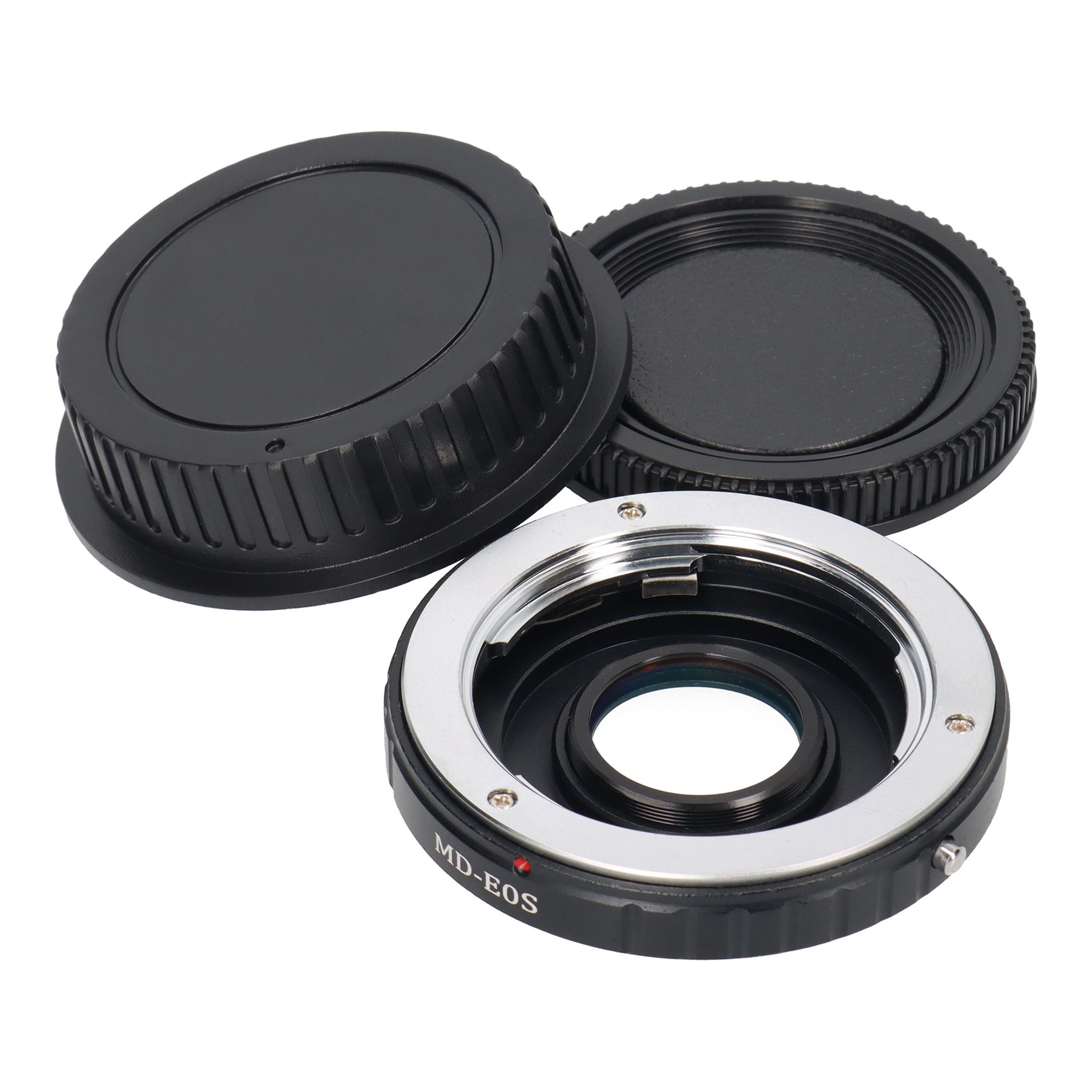 Objektivadapter für Sony/Minolta MD an Canon EOS + Korrektur-Linse