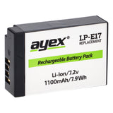 LP-E17 Akku für zB Canon RP R100 R50 R8 77D 750D 760D 800D 850D M3 M5 M6 Mark II
