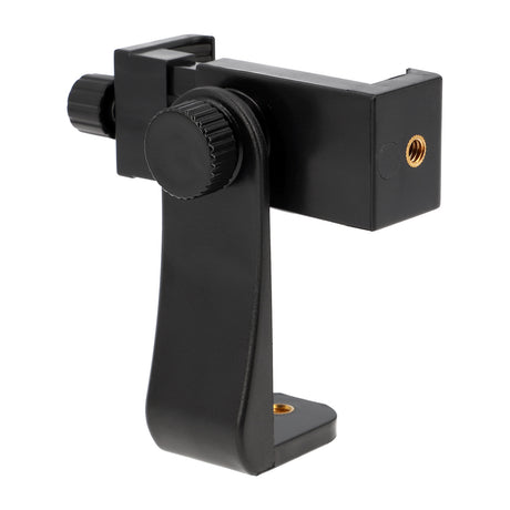 Drehbare Smartphone Halterung mit Schraubklemme & 360° Rotation - Universal Handy Stativhalter für Hochformat & Querformat (57–105 mm)