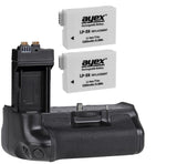 Batteriegriff Set für Canon EOS 550D 600D 650D 700D + 2x LP-E8 Akku wie BG-E8