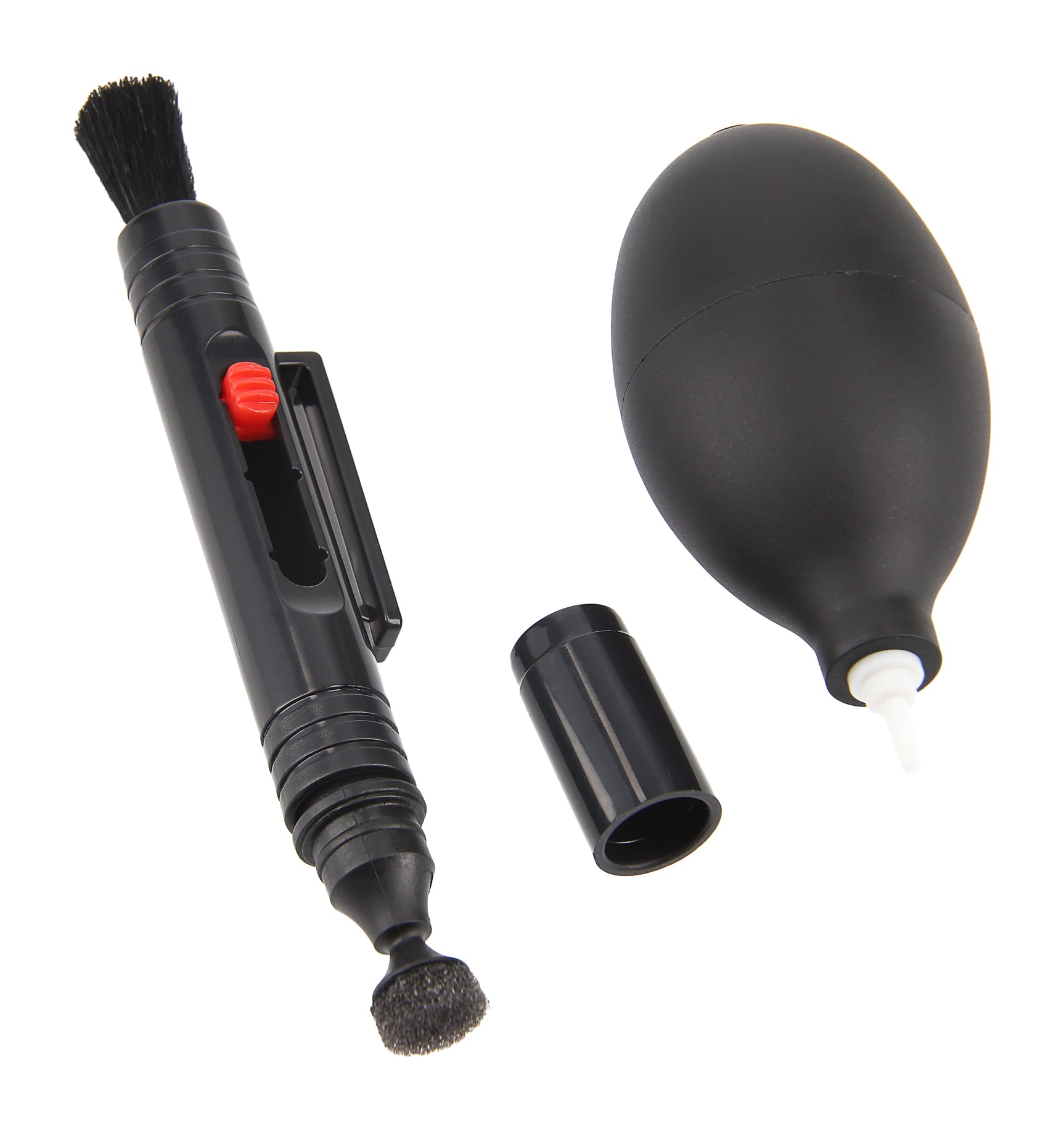 Zubehör Set für Nikon DC0 mit Fernauslöser AX-10 Blasebalg Handschlaufe Reinigungsstift
