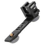 ayex Blitzschiene mit rotierbaren Vierkopf-Multifunktions Cold-Shoe-Adapter eingebaute Rücklaufsperre