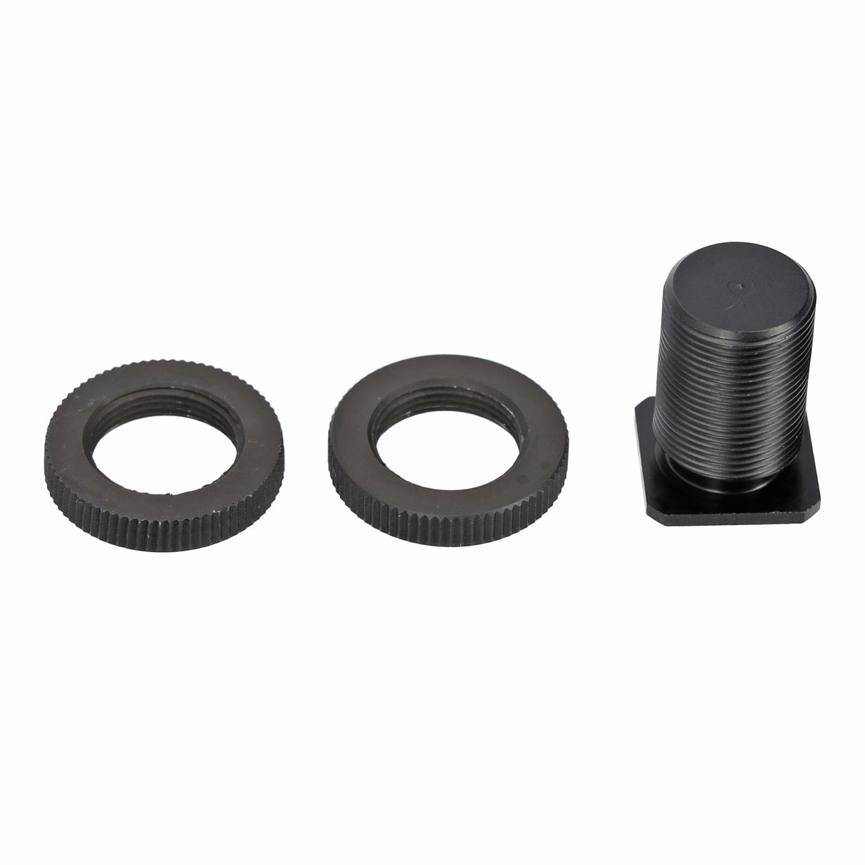Adapter-Schraube mit 1/4 Zoll Innengewinde & 5/8 Zoll Außengewinde mit 2 Rädelschrauben