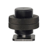Adapter-Schraube mit 1/4 Zoll Innengewinde & 5/8 Zoll Außengewinde mit 2 Rädelschrauben