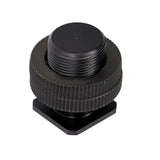Adapter-Schraube mit 1/4 Zoll Innengewinde & 5/8 Zoll Außengewinde mit 2 Rädelschrauben