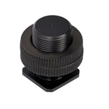 Adapter-Schraube mit 1/4 Zoll Innengewinde & 5/8 Zoll Außengewinde mit 2 Rädelschrauben