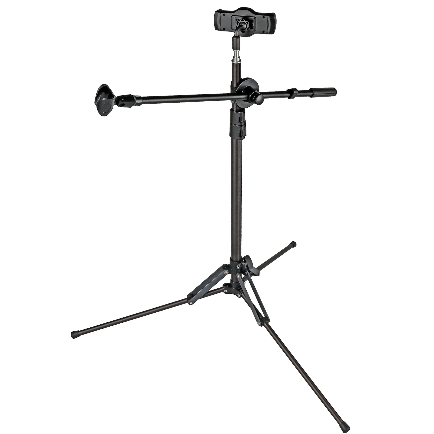 ayex flexibles Mikrofonstativ mit Halter Tablet Smartphonehalterung 1/4 Zoll Spigot Adapter