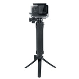 Selfie Stick Monopod mit Stativständer für GoPro & DJI Actionkameras dynamische Aufnahmen