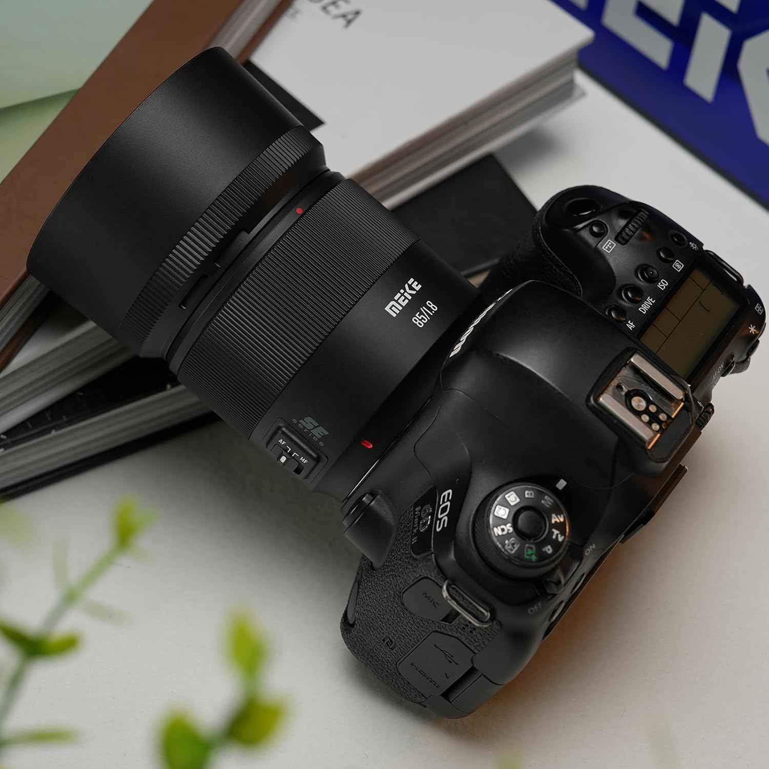 Meike 85mm F1.8 SE Mark II AF STM Objektiv kompatibel mit Canon EF