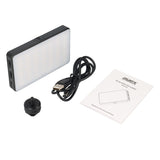 Vielseitige RGB LED Videoleuchte mit 20 Lichteffekten LCD-Display & integriertem Akku
