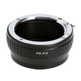 Objektivadapter PK Bajonett Objektive an Fujifilm Kameras PK-FX