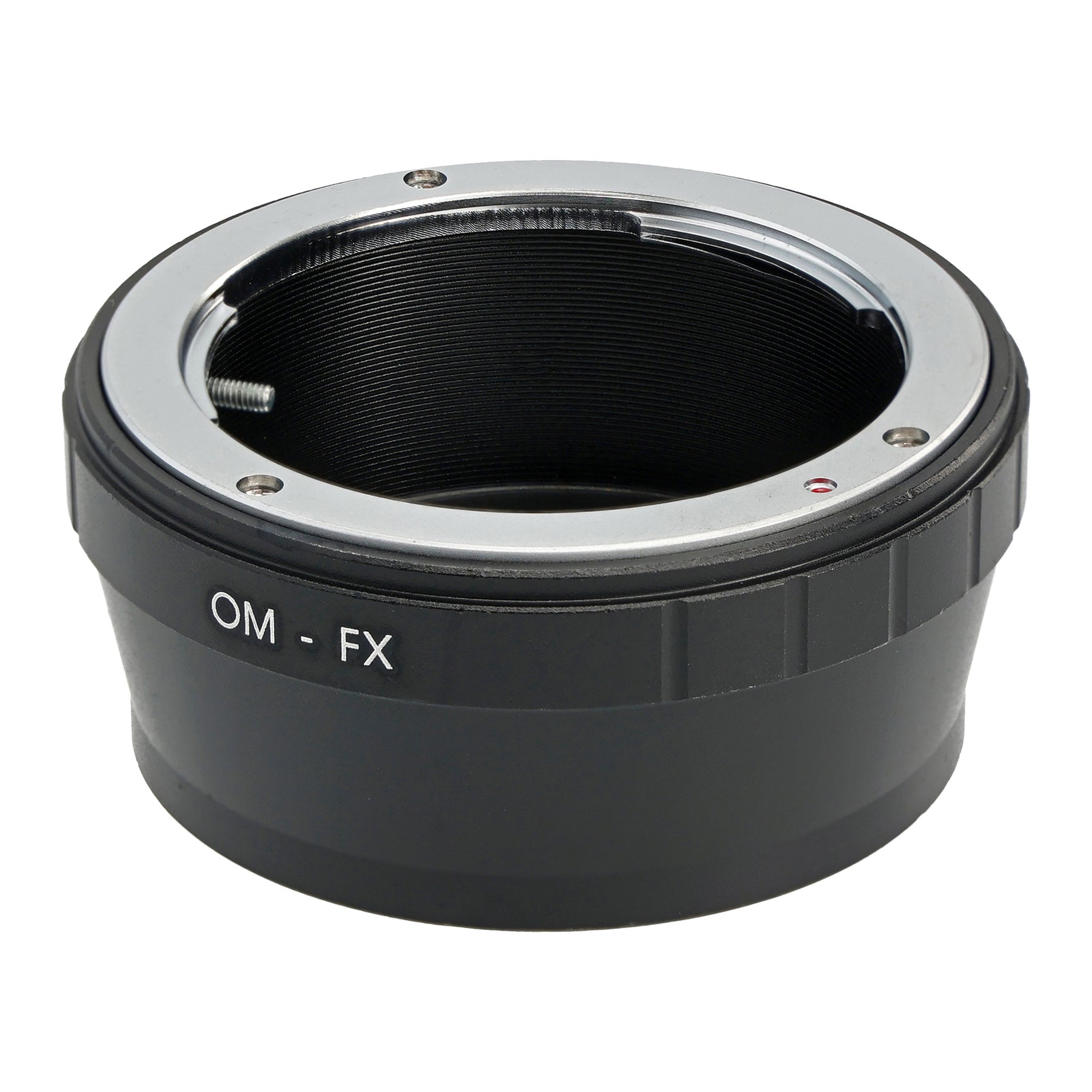 Objektivadapter Olympus OM an Fuji FX Mount Kameragehäuse