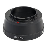 Objektivadapter Olympus OM an Fuji FX Mount Kameragehäuse