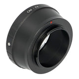 Objektivadapter Olympus OM an Fuji FX Mount Kameragehäuse