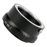 Objektivadapter Pentax PK Bajonett Objektive an Nikon Z Kameras PK-Z