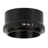 Objektivadapter Olympus OM Bajonett Objektive an Nikon Z Kameras OM-Z