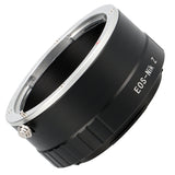 Objektivadapter Canon EF Bajonett Objektive an Nikon Z Kameras EF-Z