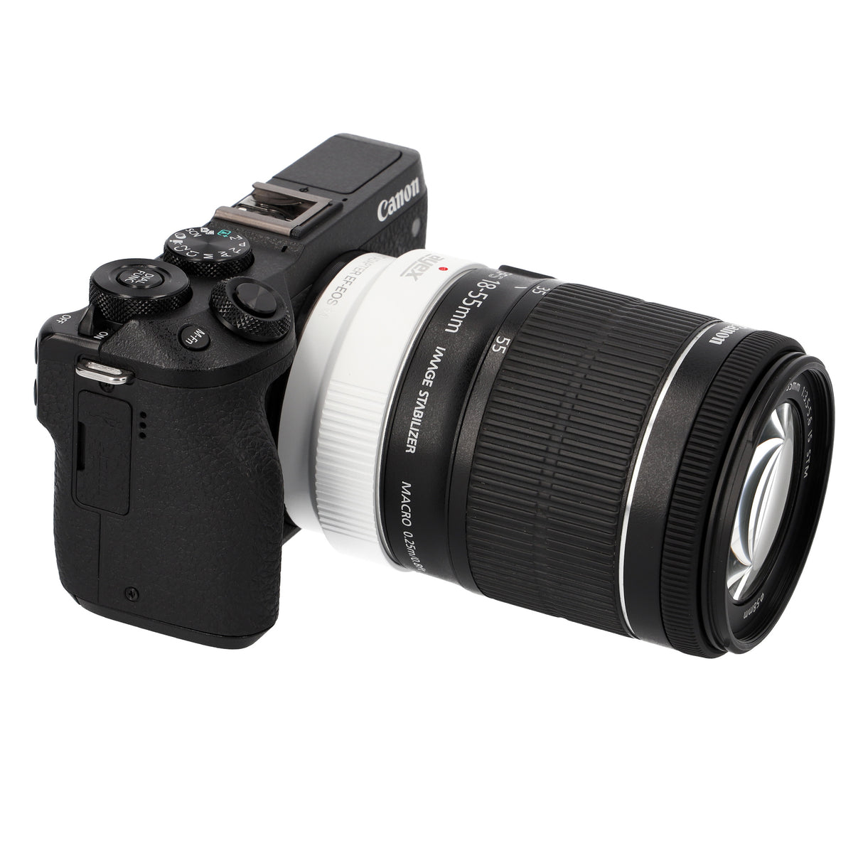 Objektivadapter für Canon EF an Canon EOS M Autofokus EF-EOS M Weiß