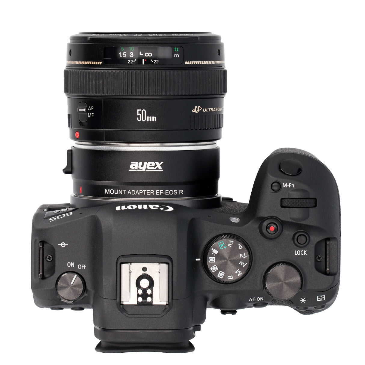 Objektivadapter AF Autofokus Canon Perfekt für EF- und EF-S-Objektive EF-EOSR