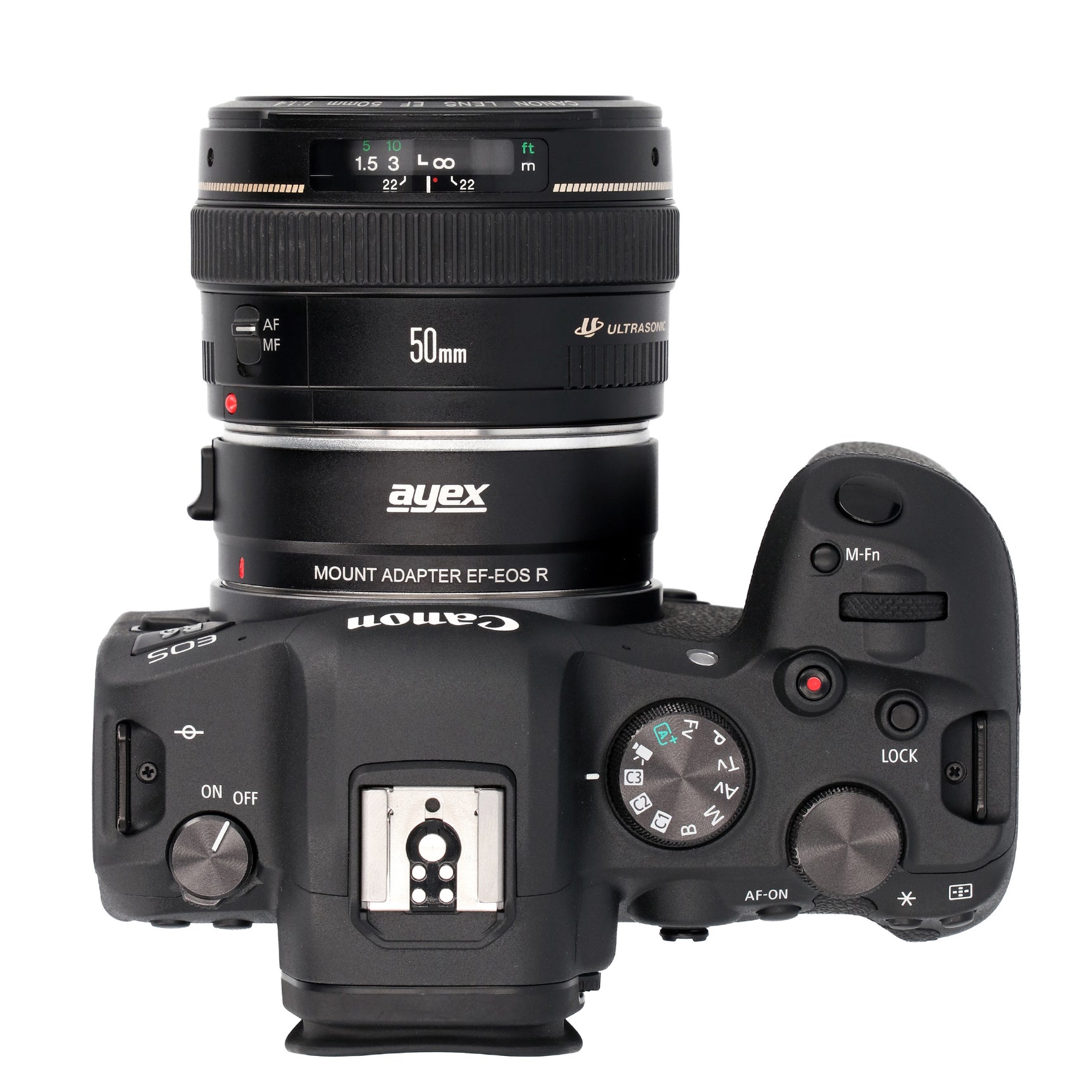 Objektivadapter AF Autofokus Canon Perfekt für EF- und EF-S-Objektive EF-EOSR