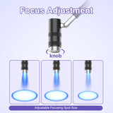 UV-Lash-Lampe Beauty Light 360° Touch-Dimmung 5 Lichtstufen Fußschalter Brille