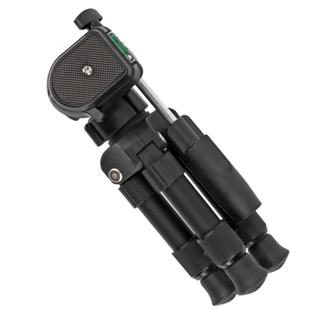 ayex Leichtes Robustes Kamera Stativ mit 3-Wege-Kopf Schnellwechselplatte & Wasserwaage Aluminium