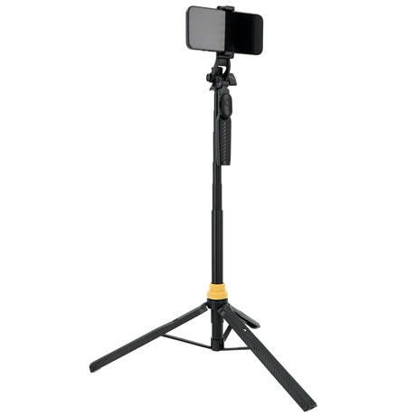 Selfie-Stick-Stativ mit Bluetooth-Fernbedienung & Handyhalterung – ausziehbar bis 170?cm