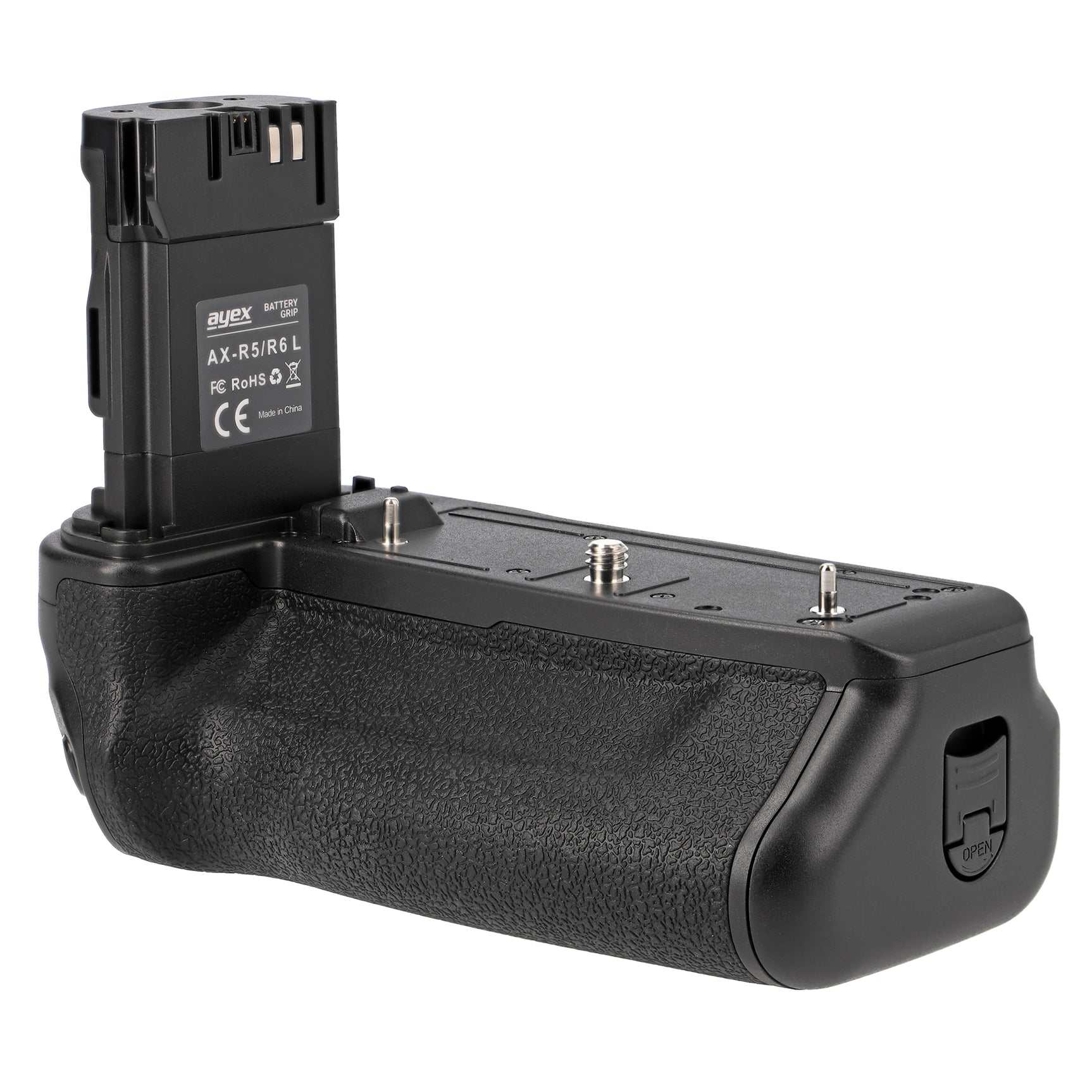 Batteriegriff für Canon EOS R5 R6 R6 Mark II Inkl. Timer-Fernauslöser wie BG-R10 kompakter Handgriff