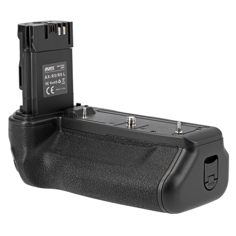 Batteriegriff für Canon EOS R5 R6 R6 Mark II wie BG-R10 Inkl. Timer-Fernauslöser + 2x LP-E6NH Akkus
