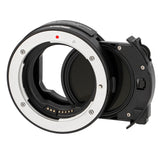 Objektivadapter mit Drop-In ND Filter für Canon EF-S Objektive an EOS RF Mount Autofokus EFTR-II
