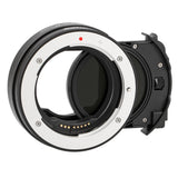 Objektivadapter mit Drop-In ND Filter für Canon EF-S Objektive an EOS RF Mount Autofokus EFTR-II