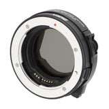 Objektivadapter mit Drop-In ND Filter für Canon EF-S Objektive an EOS RF Mount Autofokus EFTR-II