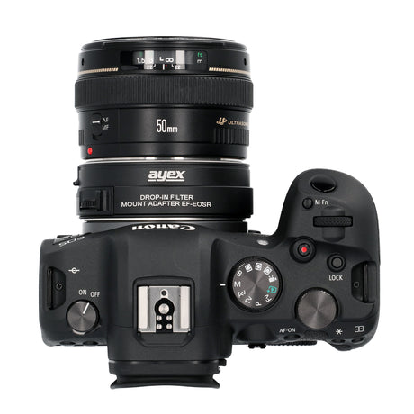 Objektivadapter mit Drop-In ND Filter für Canon EF-S Objektive an EOS RF Mount Autofokus EFTR-II