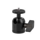 Mini Metall Kugelkopf 1/4 Zoll - Universal Kugelkopf mit 360° Drehung für Kamera & Zubehör