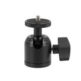 Mini Metall Kugelkopf 1/4 Zoll - Universal Kugelkopf mit 360° Drehung für Kamera & Zubehör