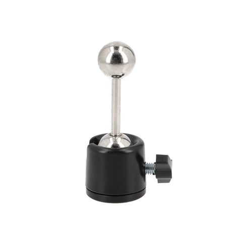 Mini Metall Doppel Kugelkopf mit kurzer Stange 1/4 und 3/8 Zoll Gewinde