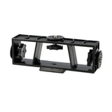 Halterung mit dreifachen 1/4 Zoll Gewinde Kamerahalter für flexible Multi-Kamera-Setups