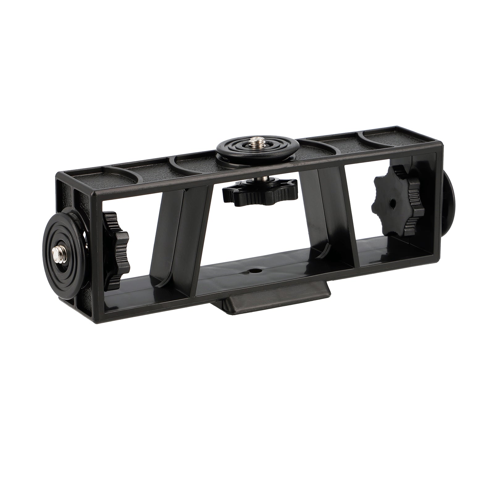 Halterung mit dreifachen 1/4 Zoll Gewinde Kamerahalter für flexible Multi-Kamera-Setups