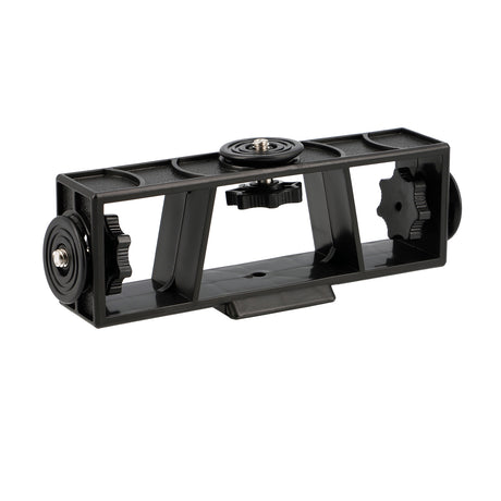 Halterung mit dreifachen 1/4 Zoll Gewinde Kamerahalter für flexible Multi-Kamera-Setups
