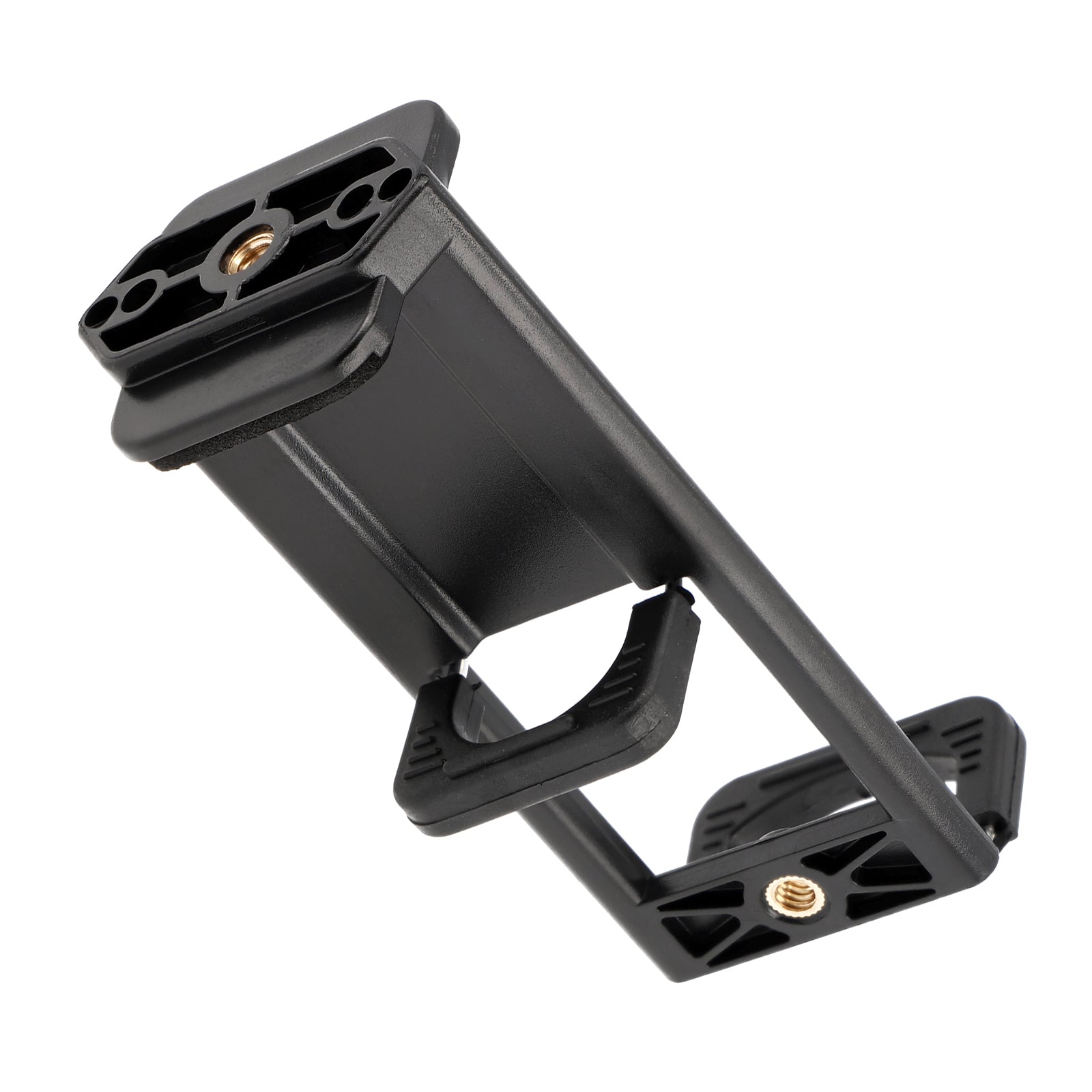 Doppelseitige Smartphone & Tablet Halterung 1/4 Zoll Universal Stativhalter für Hochformat & Querformat