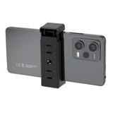 Universal Smartphone Halterung 1/4 Zoll Kompakter Handy Stativhalter für Tripod Hot Shoe & Selfie Stick 60-80mm