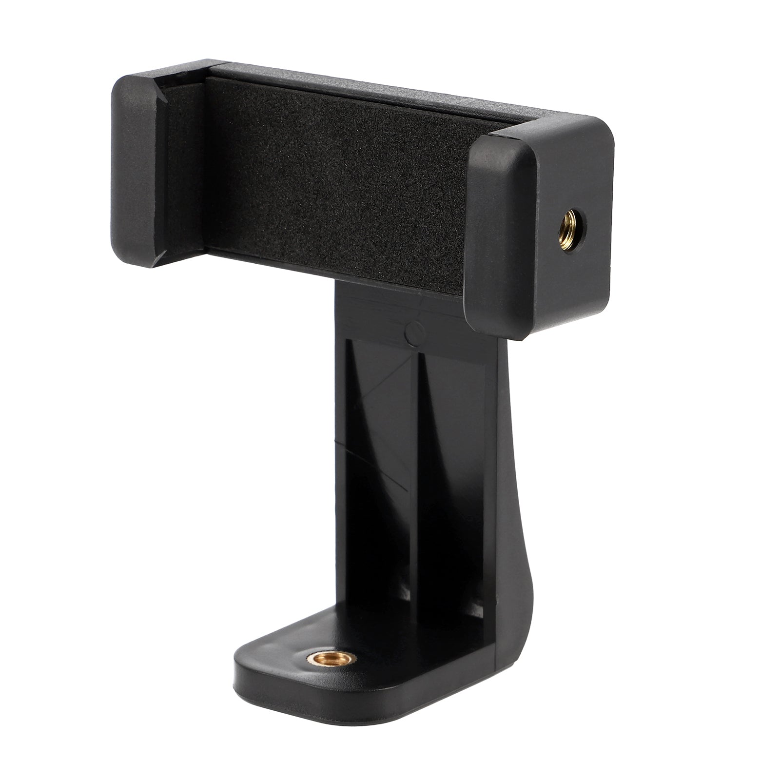 Drehbare Smartphone Halterung 360° Rotation & 1/4 Zoll Universal Handy Stativhalter Hochformat & Querformat 56-100mm