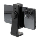 Drehbare Smartphone Halterung 360° Rotation & 1/4 Zoll Universal Handy Stativhalter Hochformat & Querformat 56-100mm