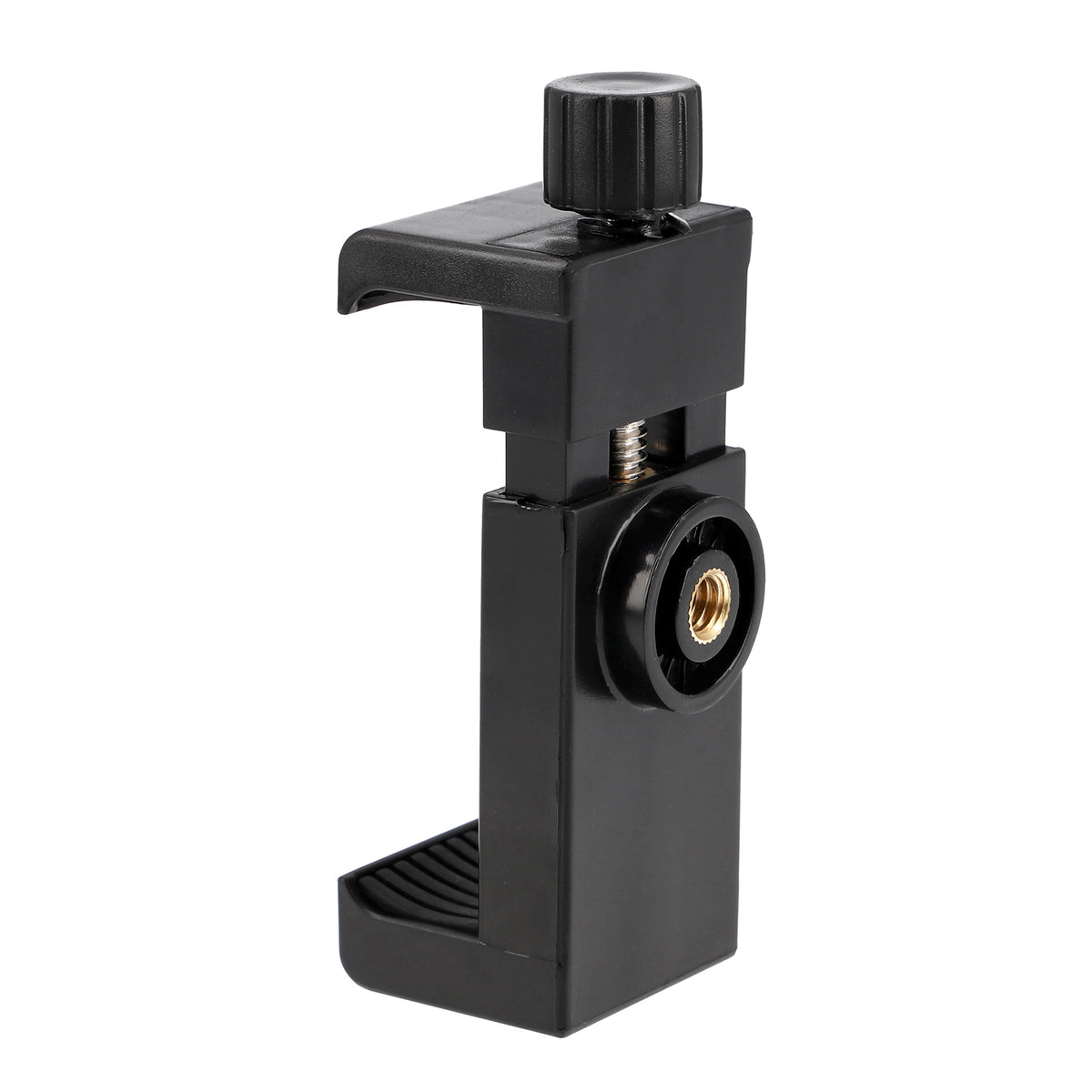 Verstellbare Smartphone Halterung Schraubklemme 1/4 Zoll Universal Handy Stativadapter Hochformat & Querformat 55–105mm