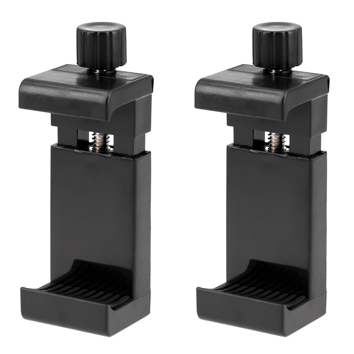 2er Set Universal Smartphone Halterung – Handy Stativadapter mit 1/4 Zoll, Blitzschuh & Schraubklemme für Vlogging, Streaming & Fotografie